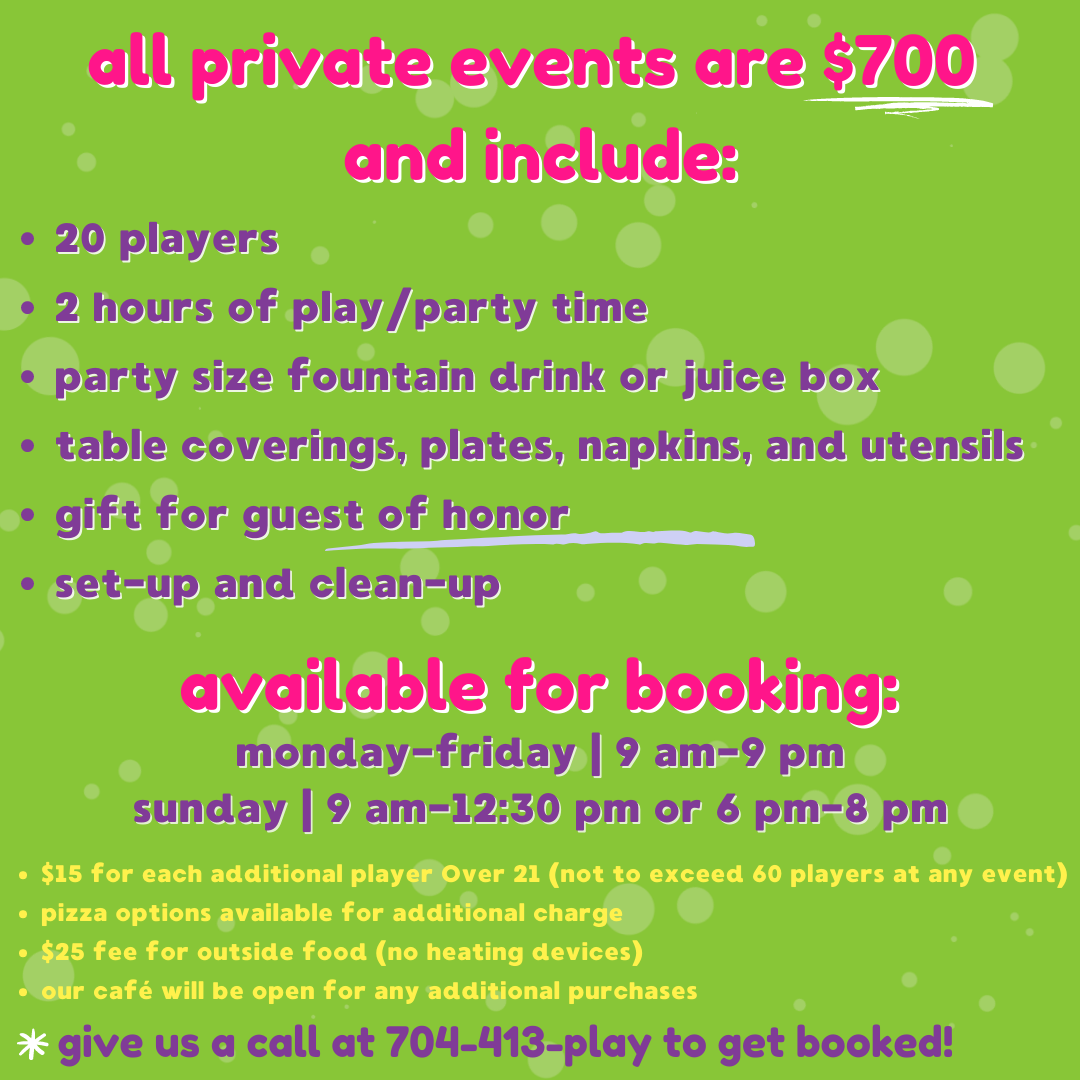 Private Events JustPlay